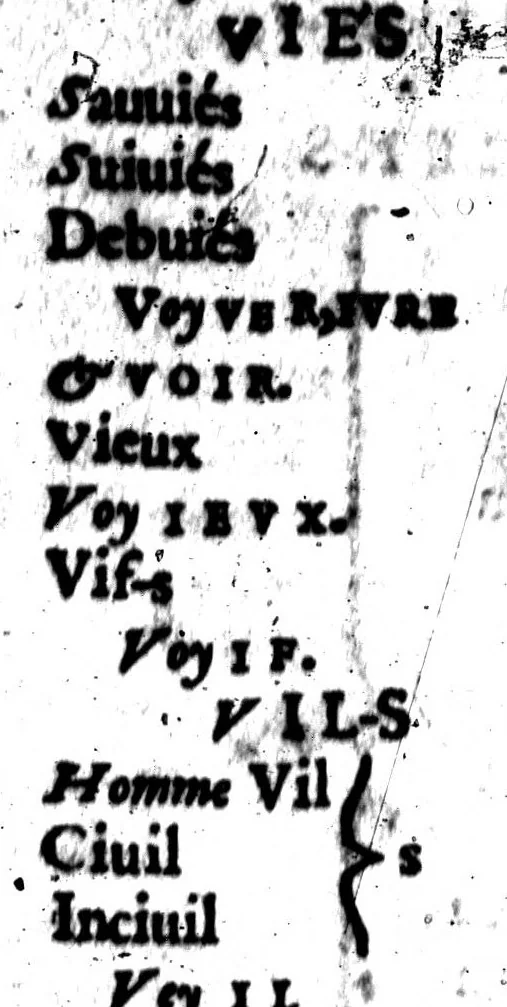 An illustration from Promptuaire d'unisons ordonné et disposé méthodiquement. Pour tous ceux qui voudront composer promptement en vers françois [microforme], 1585, leaf 454