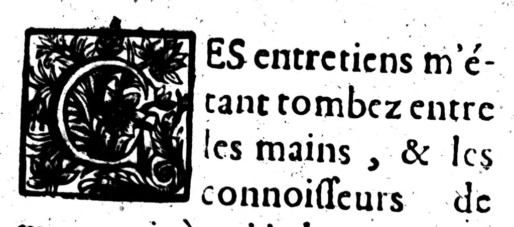 An illustration from Nouvelles remarques sur la langue françoise [microforme], 1698, leaf 3