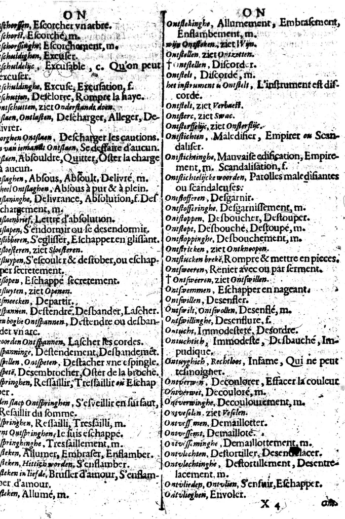 An illustration from Dictionnaire, ou, Promptuaire françois-flameng [microforme], 1602, leaf 847