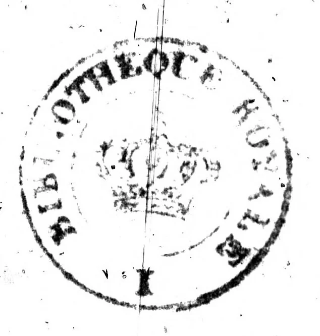 An illustration from Observations de monsieur Ménage sur la langue françoise [microforme], 1675, leaf 216