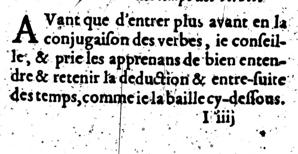 An illustration from Grammaire et syntaxe françoise [microforme], 1632, leaf 223