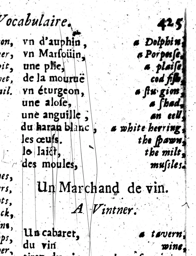 An illustration from Grammaire françoise [microforme], 1684, leaf 430