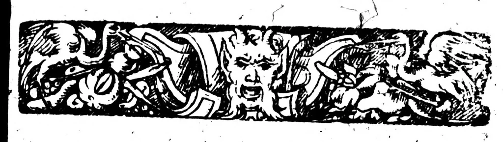 An illustration from Traité de l'orthographe [microforme], 1669, leaf 7