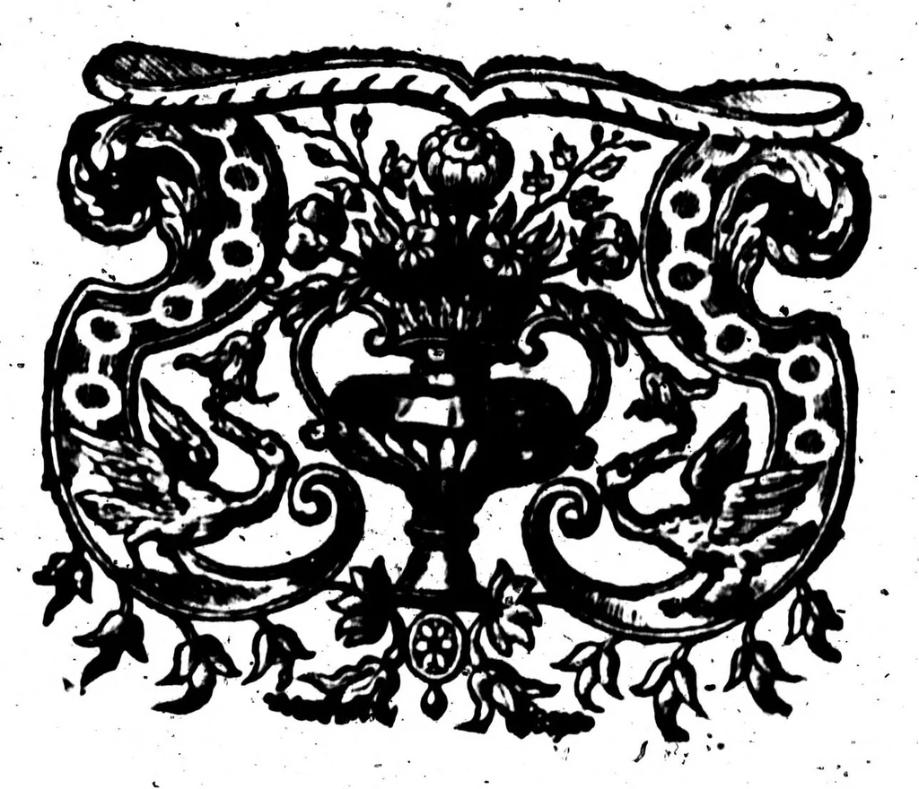 An illustration from Les Origines de la langue françoise [microforme], 1650, leaf 217