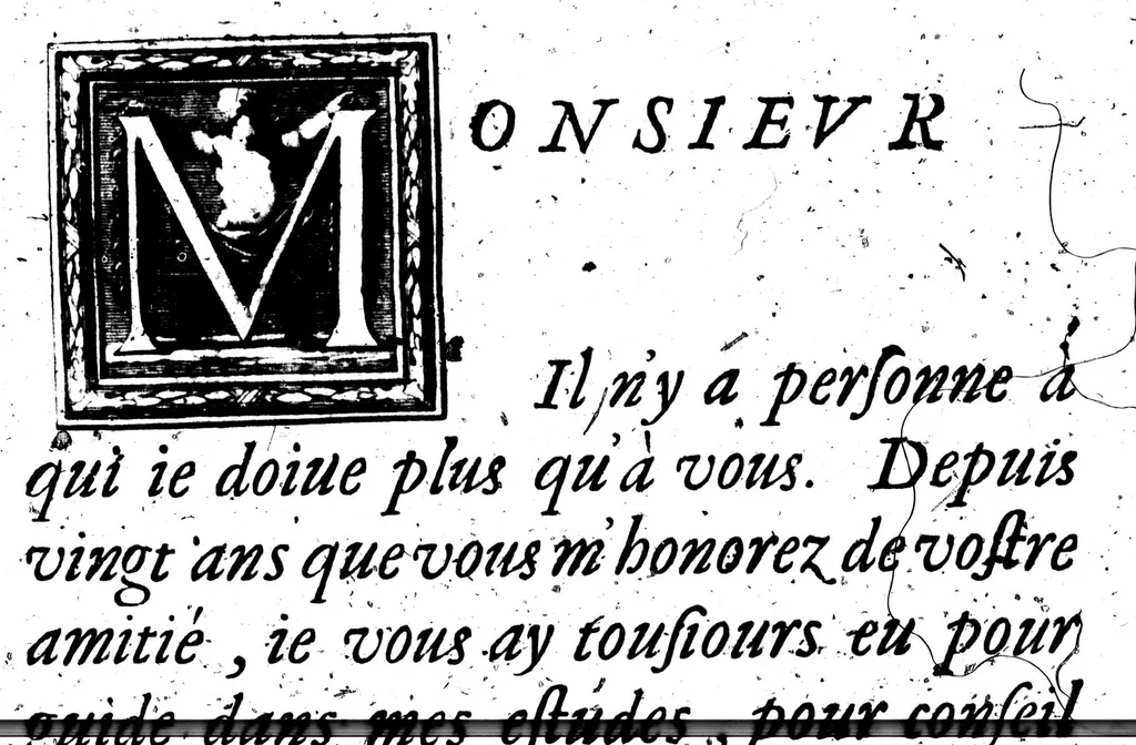 An illustration from Les Origines de la langue françoise [microforme], 1650, leaf 3