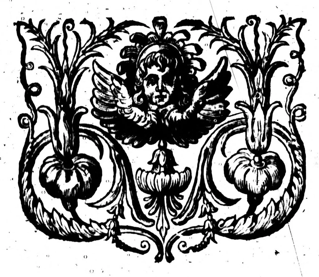 An illustration from Les Origines de la langue françoise [microforme], 1650, leaf 302