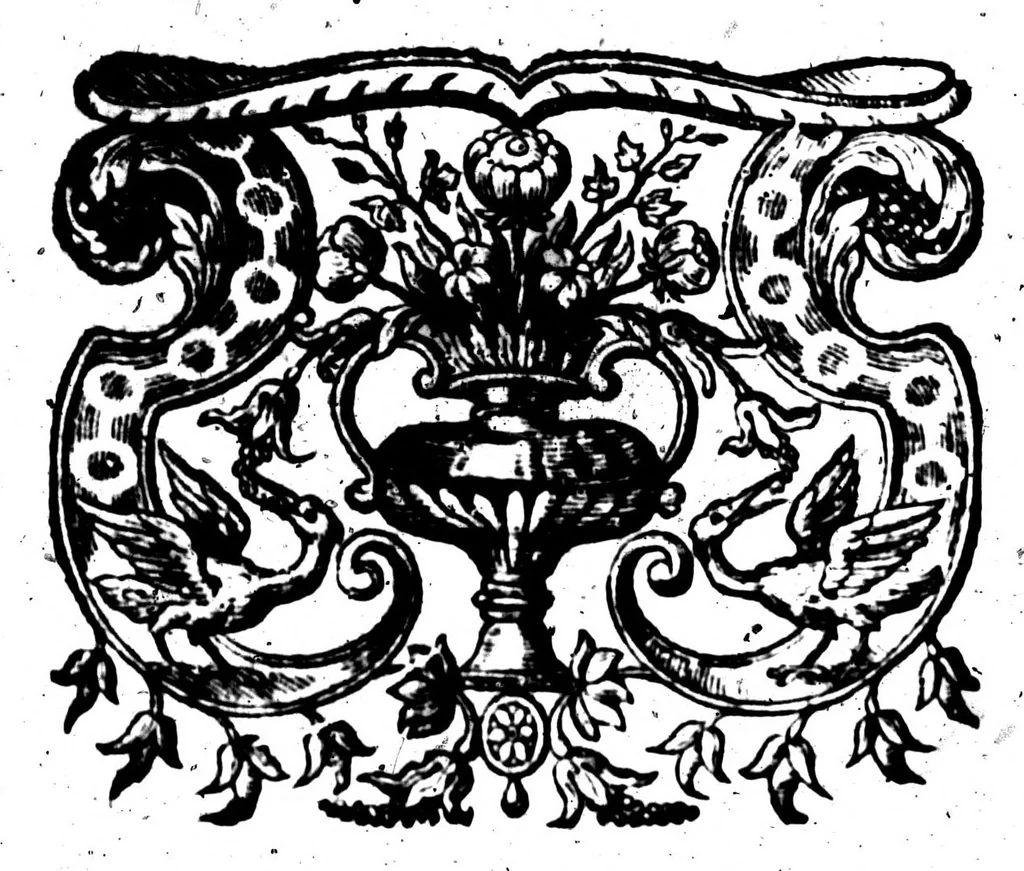 An illustration from Les Origines de la langue françoise [microforme], 1650, leaf 604