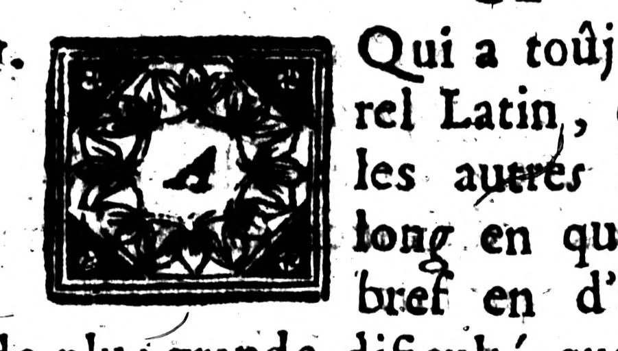 An illustration from Les deux grammaires françaises [microforme], 1694, leaf 79