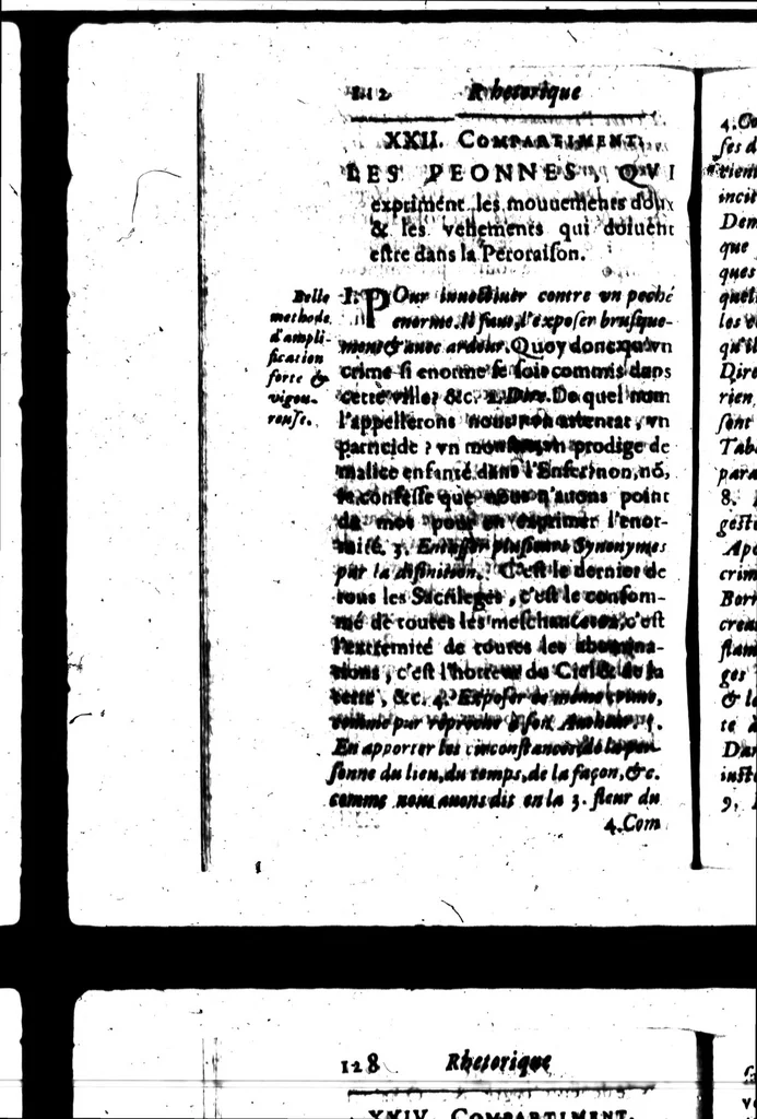 An illustration from Le Parterre de la rhetorique françoise [microforme] : emaillé de toutes les plus belles fleurs d'éloquence qui se rencontrent dans les oeuvres des orateurs tant anciens que modernes, 1659, leaf 122