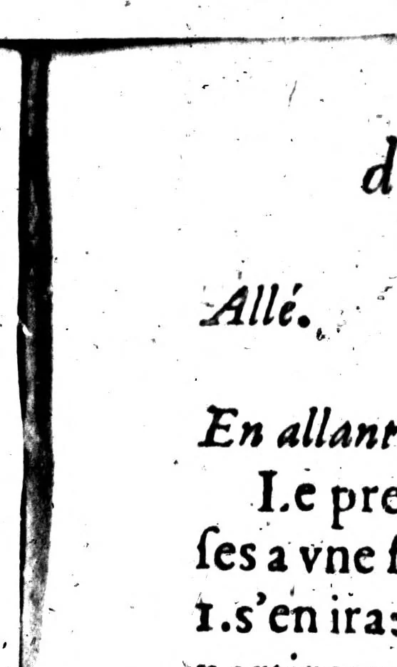 An illustration from Grammaire françoise, rapportée au langage du temps [microforme], 1640, leaf 169