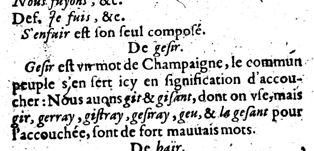An illustration from Grammaire françoise, rapportée au langage du temps [microforme], 1640, leaf 172