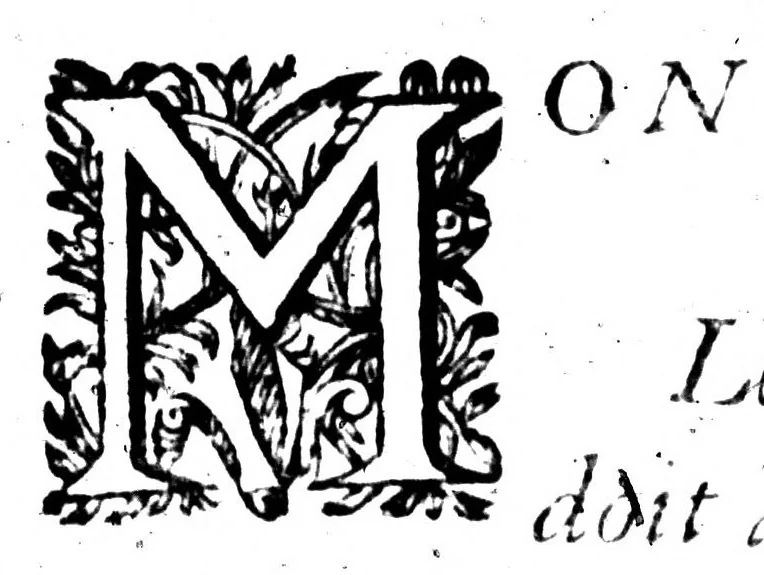 An illustration from Grammaire françoise, rapportée au langage du temps [microforme], 1640, leaf 3