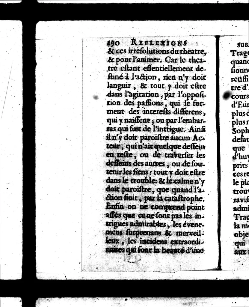 An illustration from Reflexions sur la poètique d'Aristote, et sur les ouvrages des poètes anciens & modernes [microforme], 1674, leaf 212