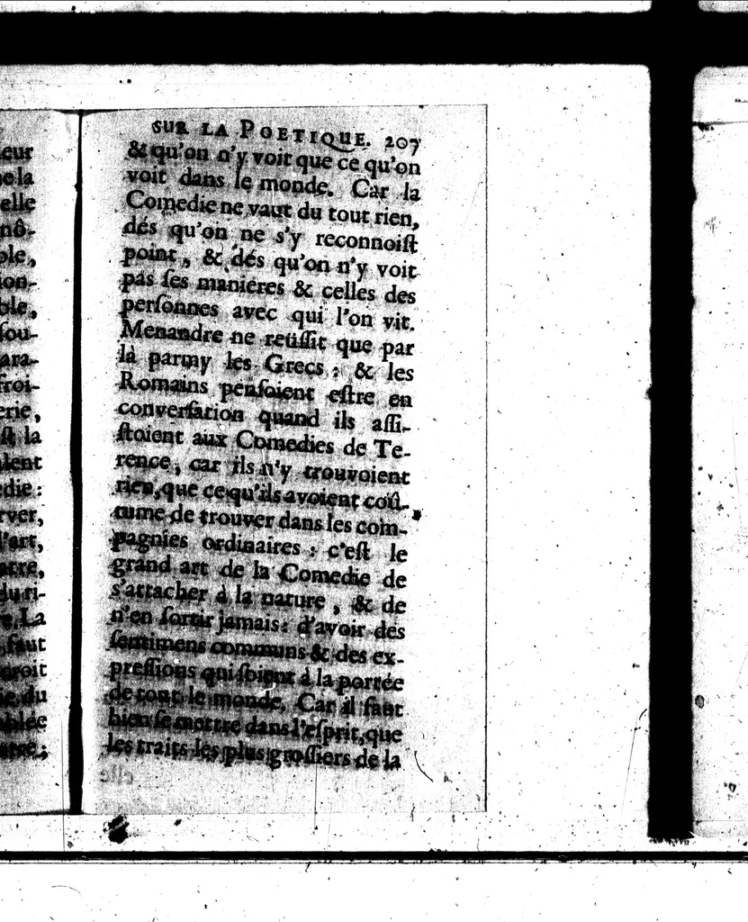 An illustration from Reflexions sur la poètique d'Aristote, et sur les ouvrages des poètes anciens & modernes [microforme], 1674, leaf 229