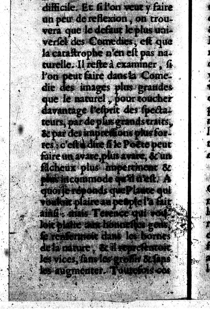 An illustration from Reflexions sur la poètique d'Aristote, et sur les ouvrages des poètes anciens & modernes [microforme], 1674, leaf 232