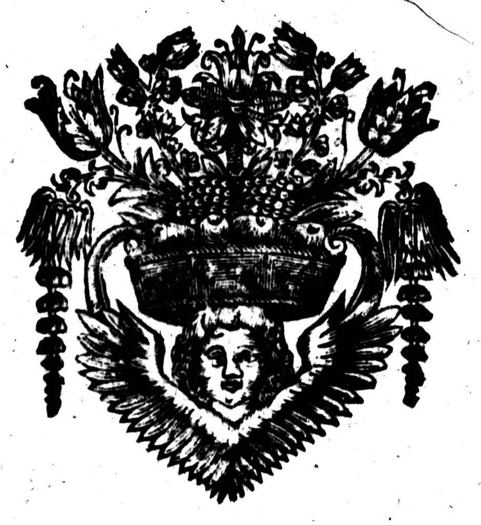 An illustration from Remarques sur les principales difficultés que les estrangers ont en la langue françoise [microforme], 1672, leaf 228