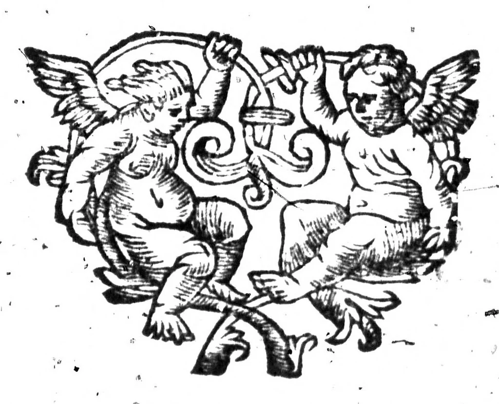 An illustration from La versification françoise; ou, l'Art de bien faire et de bien tourner les vers [microforme], 1671, leaf 1
