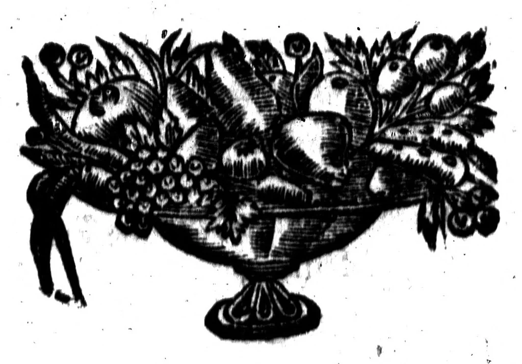 An illustration from La versification françoise; ou, l'Art de bien faire et de bien tourner les vers [microforme], 1671, leaf 233