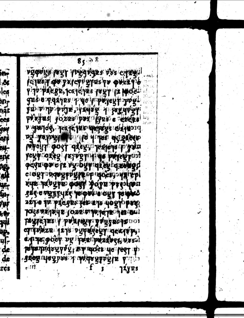 An illustration from La declaration des abus que l'on commet en escrivant [microforme], 1578, leaf 85