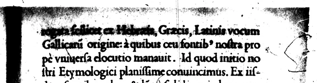 An illustration from In linguam gallicam Isagôge, una cum eiusdem Grammatica latino-gallica ex hebraeis, graecis, & latinis authoribus [microform], 1531, leaf 7