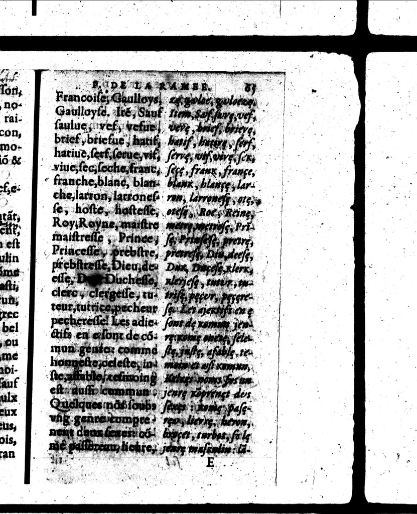 An illustration from Grammaire [microforme], 1572, leaf 85