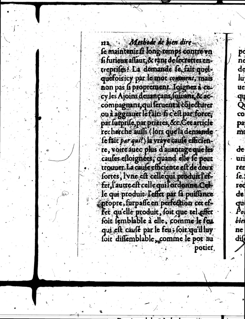 An illustration from Stille de l'orateur [microforme], 1647, leaf 120