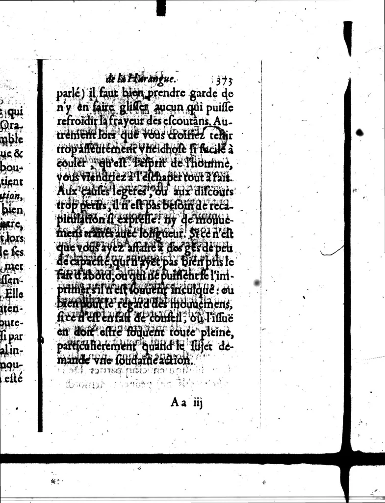 An illustration from Stille de l'orateur [microforme], 1647, leaf 381