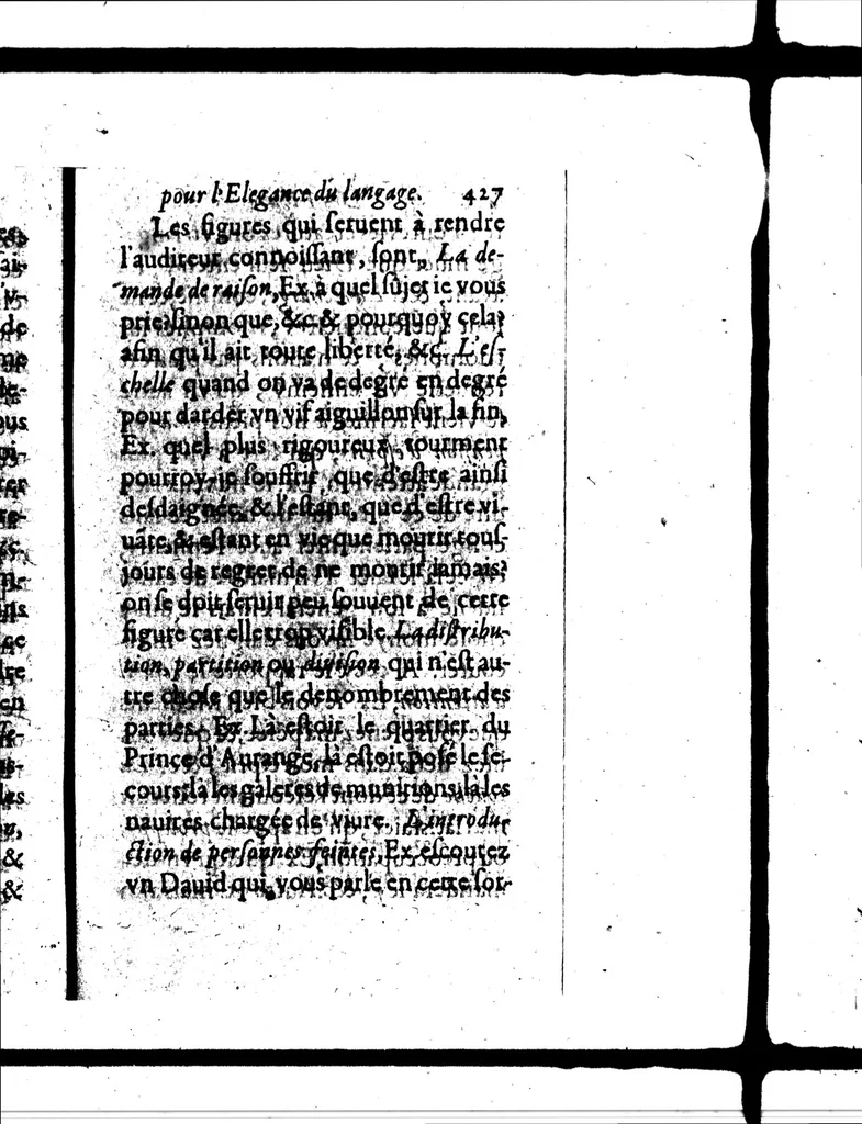An illustration from Stille de l'orateur [microforme], 1647, leaf 435