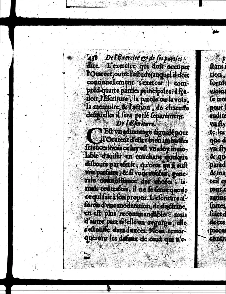 An illustration from Stille de l'orateur [microforme], 1647, leaf 446