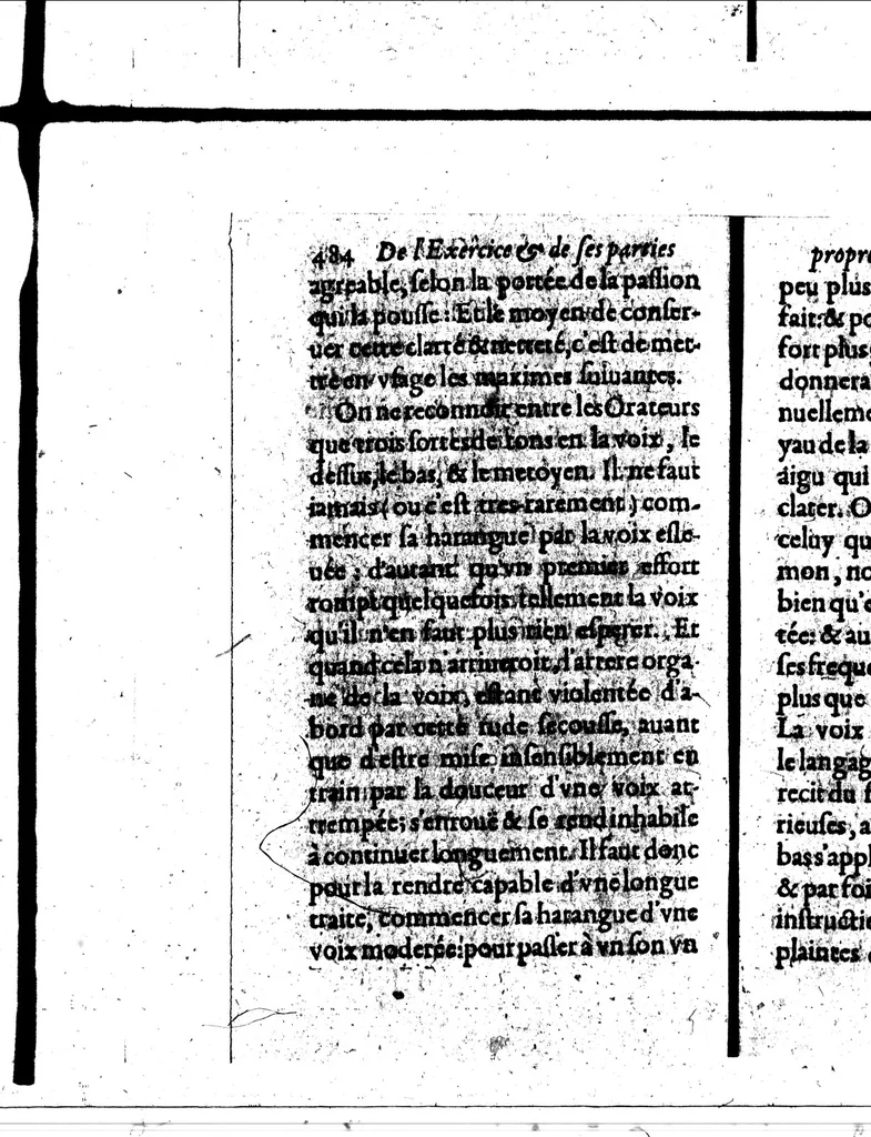 An illustration from Stille de l'orateur [microforme], 1647, leaf 492