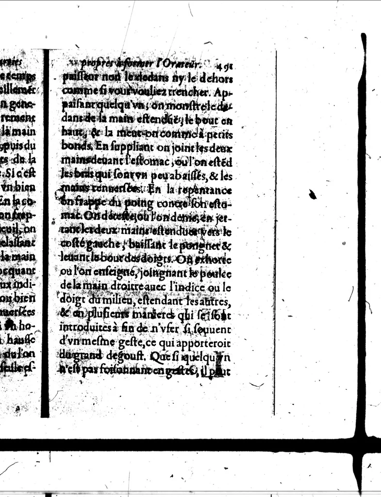 An illustration from Stille de l'orateur [microforme], 1647, leaf 499