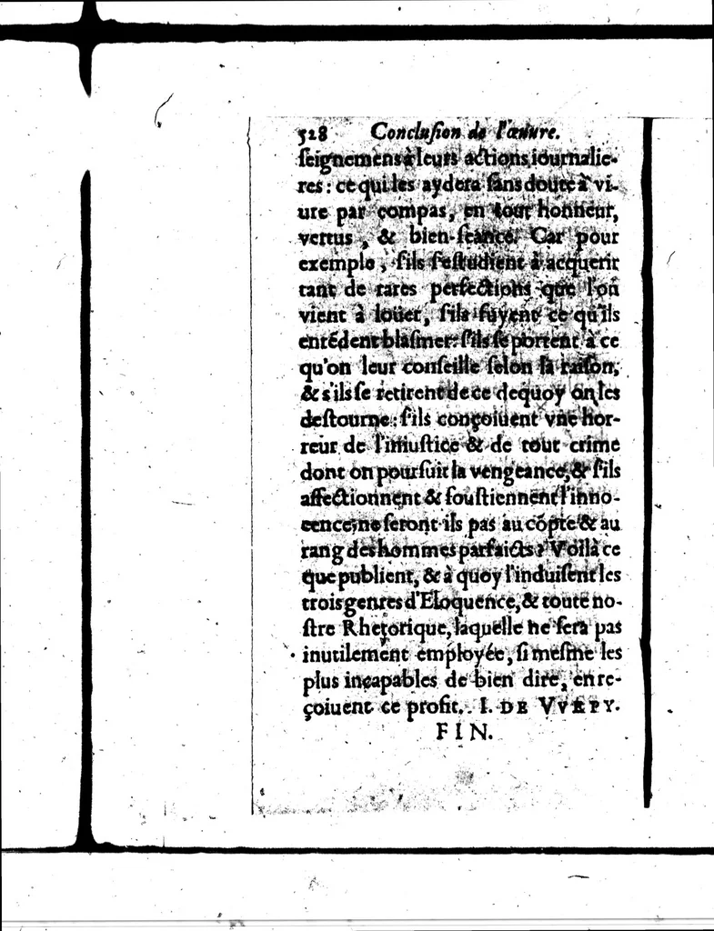 An illustration from Stille de l'orateur [microforme], 1647, leaf 536