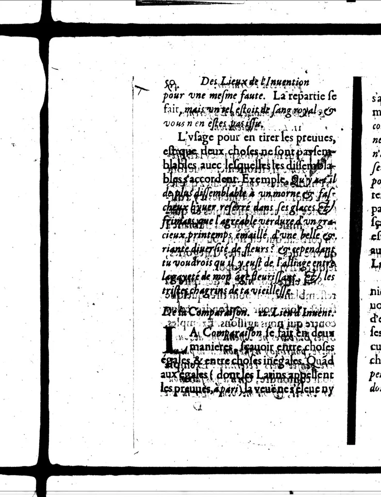 An illustration from Stille de l'orateur [microforme], 1647, leaf 58
