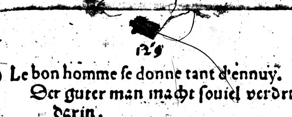 An illustration from Synonymes. C'est à dire plusieurs propos, porpres tant en escrivant qu'en parlant, tirez quasi tous à un mesme sens pour monstrer la richesse de la langue françoise [microforme], 1569, leaf 137