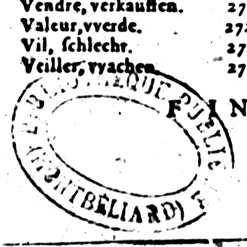An illustration from Synonymes. C'est à dire plusieurs propos, porpres tant en escrivant qu'en parlant, tirez quasi tous à un mesme sens pour monstrer la richesse de la langue françoise [microforme], 1569, leaf 320