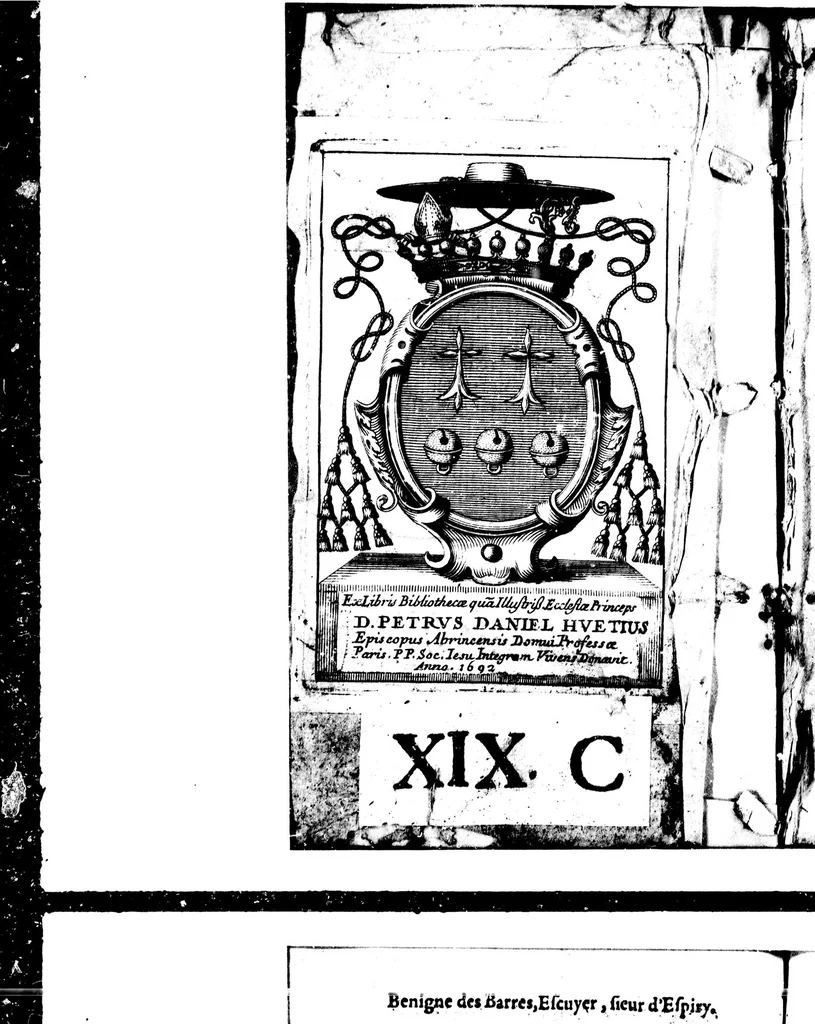 An illustration from Dictionnaire des rimes françoises [microforme], 1587, leaf 0