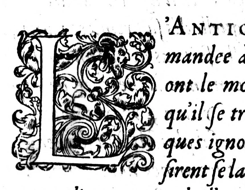 An illustration from Recueil de l'origine de la langue et poesie francoise, ryme et romans... [microforme], 1581, leaf 3