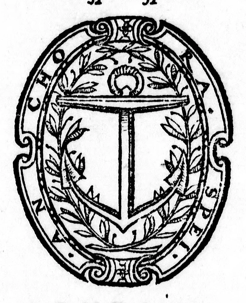 An illustration from Claudii a Sancto Vinculo [microform] : De pronuntiatione linguae gallicae.., 1580, leaf 1