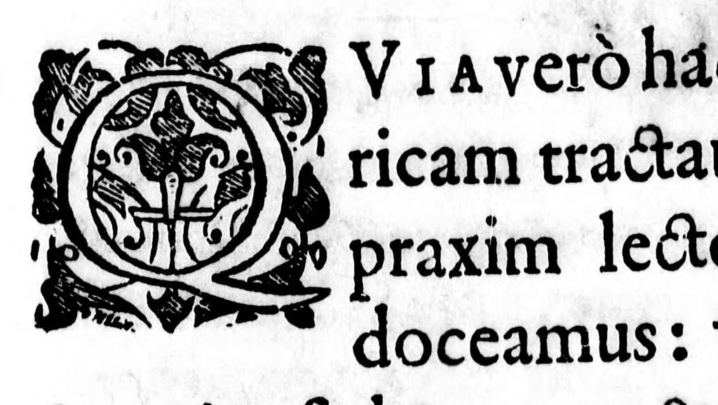 An illustration from Claudii a Sancto Vinculo [microform] : De pronuntiatione linguae gallicae.., 1580, leaf 125