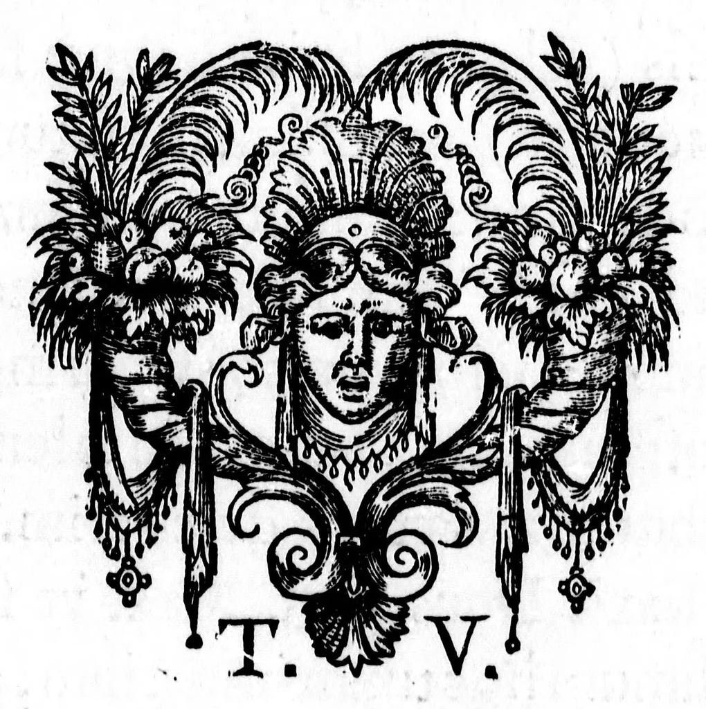 An illustration from Claudii a Sancto Vinculo [microform] : De pronuntiatione linguae gallicae.., 1580, leaf 8