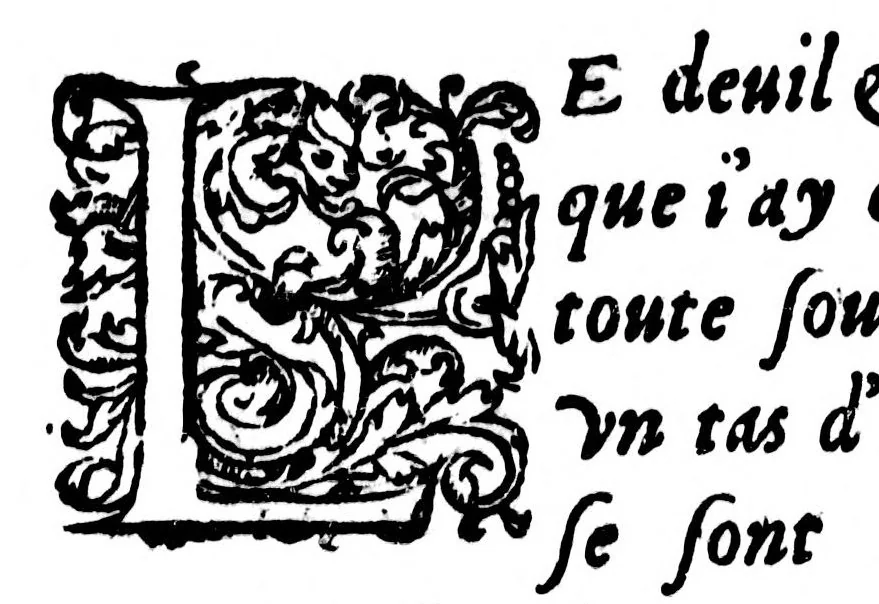 An illustration from La manière de faire des vers en françois, comme en grec et en latin [microforme], 1573, leaf 3