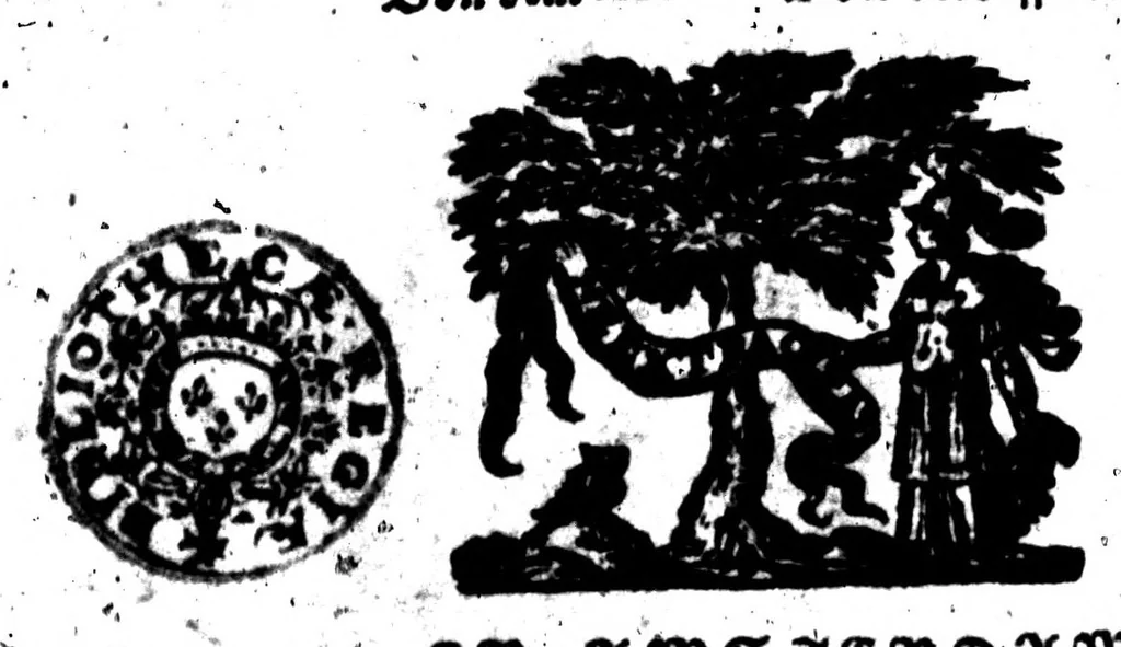 An illustration from Le vrag et parfait guidon de la langue francoise [microforme], 1669, leaf 1