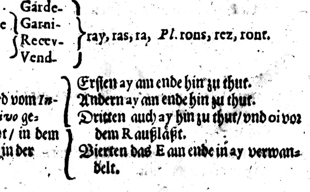 An illustration from Le vrag et parfait guidon de la langue francoise [microforme], 1669, leaf 257