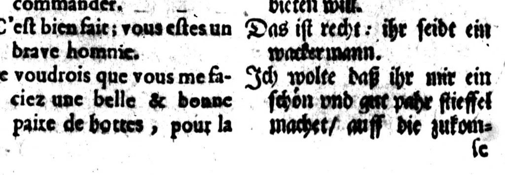 An illustration from Le vrag et parfait guidon de la langue francoise [microforme], 1669, leaf 633
