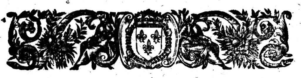 An illustration from Remarques sur la langue françoise utile à ceux qui veulent bien parler et bien éscrire [microforme], 1647, leaf 13