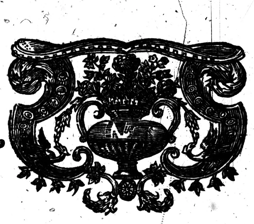 An illustration from Dictionnaire de rimes -- [microforme], 1692, leaf 6