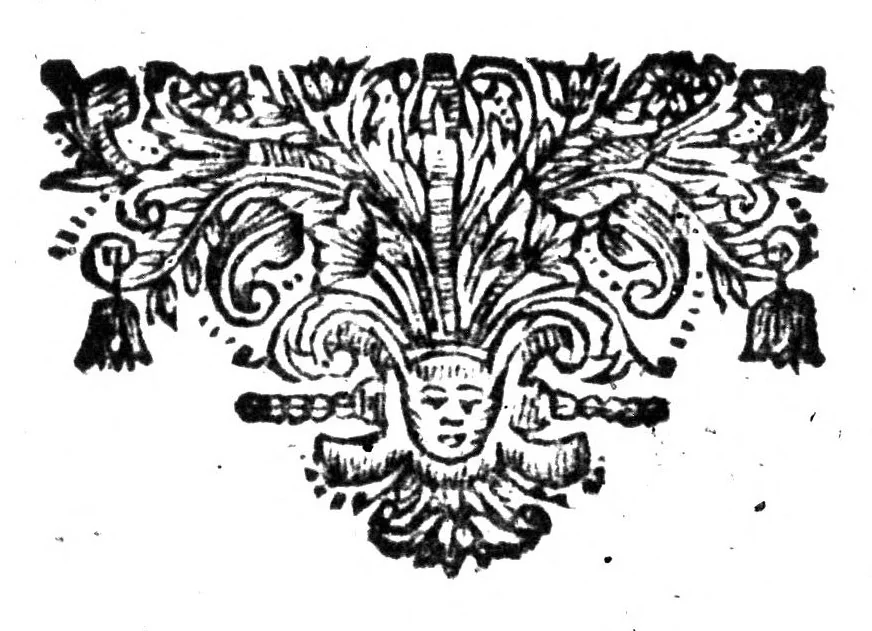 An illustration from La bibliothèque françoise de M. C. Sorel [microforme], 1667, leaf 22