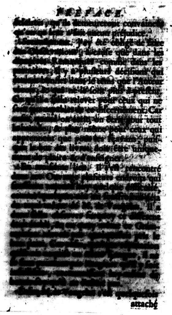 An illustration from Nouvelles remarques de M. de Vaugelas sur la langue françoise [microforme], 1690, leaf 24