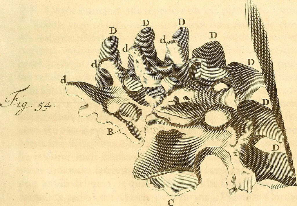 An illustration from Frederici Ruyschii ... Observationum anatomico-chirurgicarum centuria : accedit catalogus rariorum, quae in museo Ruyschiano asservantur ..., 1691, leaf 164
