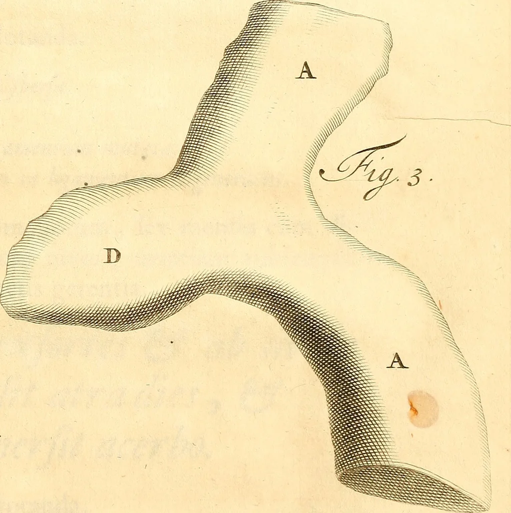 An illustration from Frederici Ruyschii ... Observationum anatomico-chirurgicarum centuria : accedit catalogus rariorum, quae in museo Ruyschiano asservantur ..., 1691, leaf 308